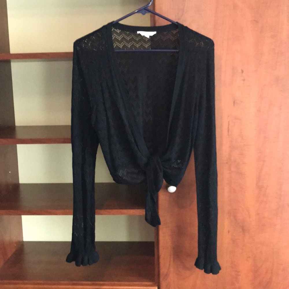 Gorgeous knit cropped sundress sweater!